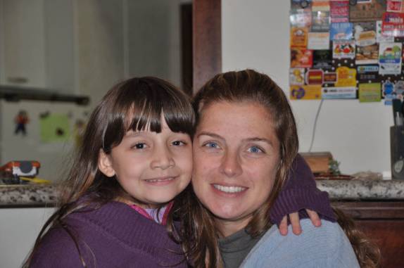 Com a prima Vitória, em Curitiba - PR